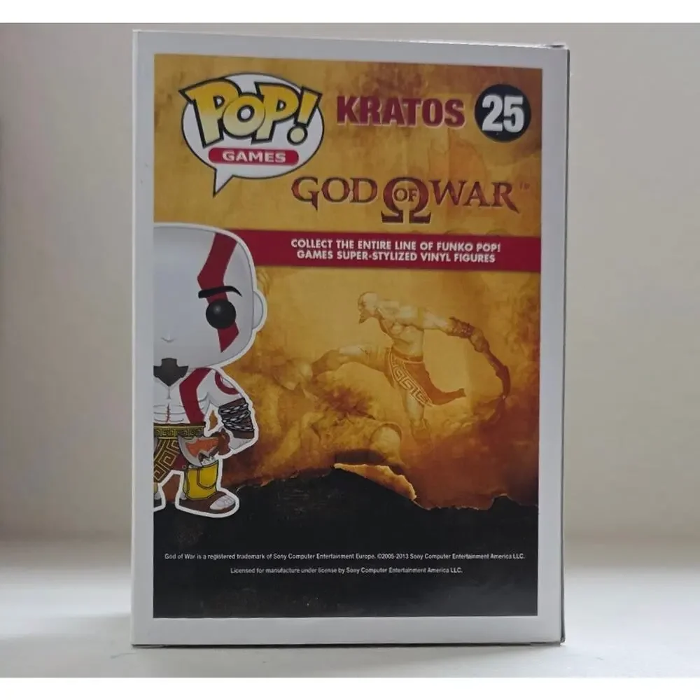 Funko POP! God of War Kratos Black #25 EB Games Exclusive Vinyl Figure - Picture 2 of 7